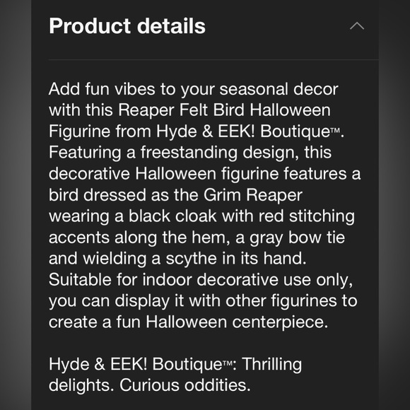 🎃Target Featherly Friends “Hoodie” Felt Bird Halloween, Hyde & Eek! Boutique - Picture 3 of 12